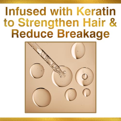 CHI Keratin Silk Infusion, Hydrating Hair Serum For Restoring Softness & Shine, Helps Dry, Damaged Hair, Sulfate-free, 6 Oz